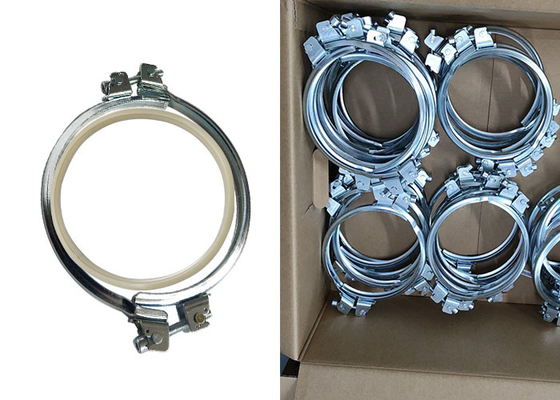 Abrazaderas de tubo resistentes del retiro de polvo con el anillo de cierre del silicón/EPDM