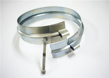 Cabeza galvanizada ancha del círculo de la conexión de tubo del acero inoxidable de la abrazadera de tubo del metal de la astilla