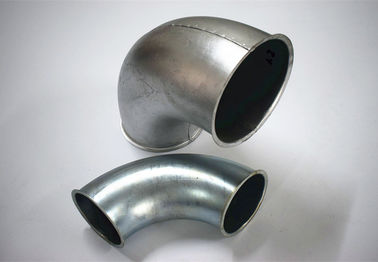 El metal circular de las instalaciones de tuberías de la extracción de polvo ensanchó tamaño estándar soldado con autógena de la curva