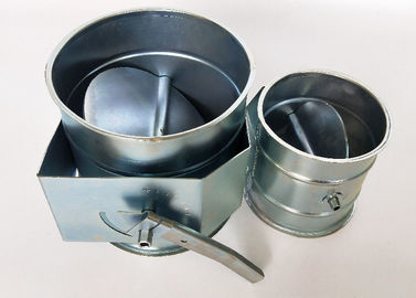 Válvula manual de acero galvanizada de Backdraft del aire para el sistema de la canalización