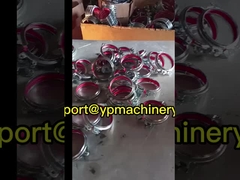 Clip de fijación redondo hermético de la abrazadera de las abrazaderas de tubo de la liberación rápida con caucho rojo