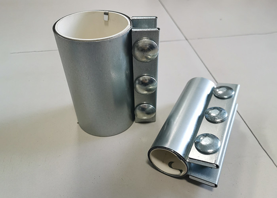 La industria de la transportación neumática de 2 de la pulgada del metal acoplamientos del tubo galvanizó