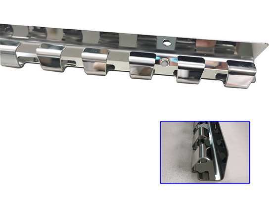 Solo metal lateral de la precisión que sella el soporte de la ejecución de la cortina de la tira del Pvc de las piezas