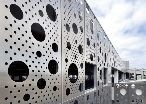 Panes decorativos de pared metálica para exteriores de arte de las paredes de metal perforados cortados con láser
