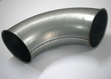 Colocaciones de acero galvanizadas de la eliminación del polvo del codo, canalización de la extracción de polvo de la astilla
