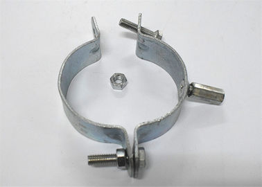Abrazadera de tubo partida del tubo de Hangger del metal sin la astilla del estruendo de Sepcification de la goma