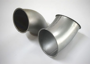 El tubo de acero galvanizado de la extracción de polvo 90 grados presionó las curvas para el sistema de ventilación