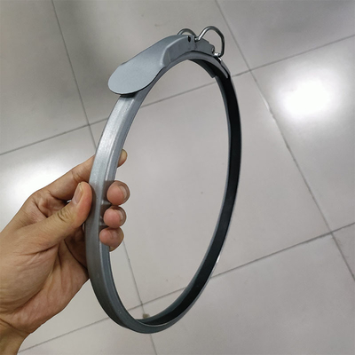 10 pulgadas de acero galvanizado de la vuelta de la articulación de la recogida de polvo industrial de la tubería de sujeción
