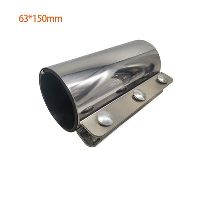 Abrazadera para tubos de acero inoxidable 430, acoplamiento de tubería metálica con junta SBR, abrazadera de acoplamiento