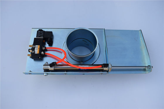 Puerta de la ráfaga de la eliminación del polvo del metal, manual, apagador de desplazamiento apretado del aire neumático