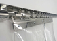 Cortina de acero inoxidable sellada montada en la pared Kit Mounting Bracket de la tira del Pvc de los componentes