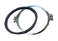 Abrazaderas de tubería de acero galvanizadas resistentes con el anillo de cierre de Silicone/EPDM