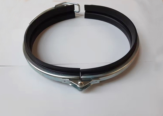 Acero galvanizado 200 mm abrazaderas de conducto de liberación rápida V banda U banda