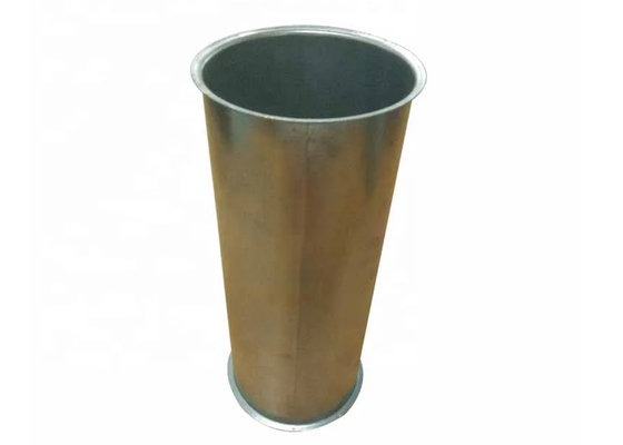 Sistema de extracción de polvo Tubo de conductos rectos Tubo redondo de tubos de brida con borde de brida