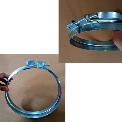 Clamparas de tubería anchas / Clamparas de anillo ancho de acero al carbono zincadas