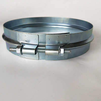 Clampada de banda Turbo V ajustable para conectar la brida del tubo de la brida del tubo espesor 1,0 mm