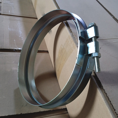 Clamparas de 150-600 mm de ancho Clamparas espirales de 48 mm de ancho para conexiones de conductos espirales con bridas