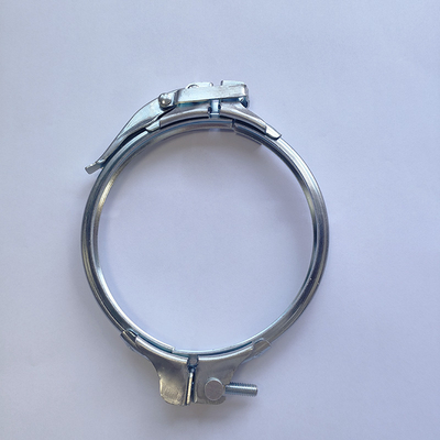 2.0 mm espesor de la abrazadera abrazaderas de tubo de trabajo pesado abrazaderas de conducto de liberación rápida duradera para aplicaciones industriales