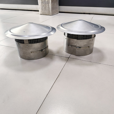 Galvanizado Cone redondo Top Camión tapa con pantalla de la chimenea Cap de escape ajustar