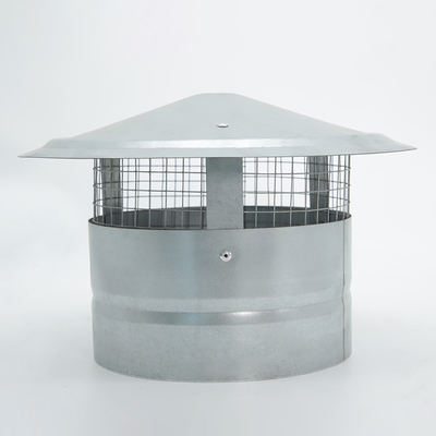 Caminera Capa de chimenea Capa de lluvia galvanizada Fuera estufa Tubo Topper malla Camaña Capa de la chimenea Fuego de ventilación Para cocinar cocina familiar
