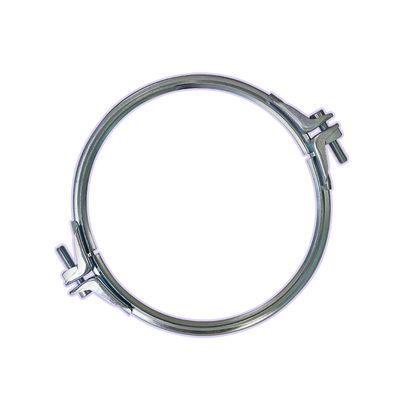 Abrazadera de tubería atornillada de 150 mm con producción personalizada para sistemas de ventilación y extracción de polvo