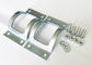 Cuellos de acero galvanizados resistentes del apretón de las abrazaderas de tubo de la presión estable que se juntan con los dientes