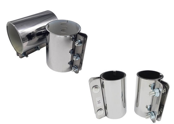 Acoplamiento de tubería de transferencia neumática de baja compresión con junta de silicona de grado alimenticio para tuberías de acero