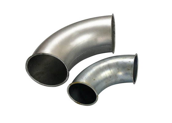 Colocaciones de la eliminación del polvo del metal del tubo de la soldadura de extremo que caben el acero inoxidable codo de 60 grados
