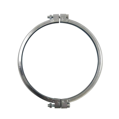 Abrazadera de banda galvanizada del colector de polvo del perno del tubo M6 80MM-300M M