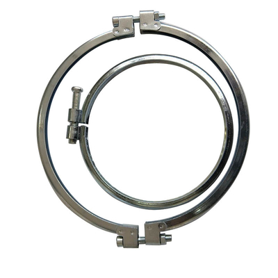El conducto de acero inoxidable industrial de 80mm-630m m afianza la sola abrazadera de tubo con abrazadera del perno antioxidante