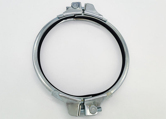 conducto partido del metal de la abrazadera del tubo de 160m m galvanizado para el sistema de tubería del módulo