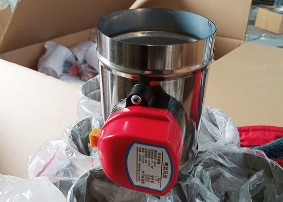 Amortiguadores revestidos del polvo de la zona de la red de conductos de la hoja plana para el control industrial del flujo de aire de la HVAC