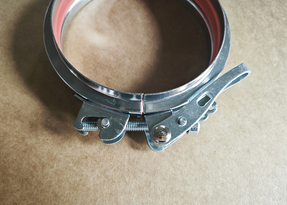 Clamparas de manguera de liberación rápida de 100 mm para tubos de flanges y curvas de tubos