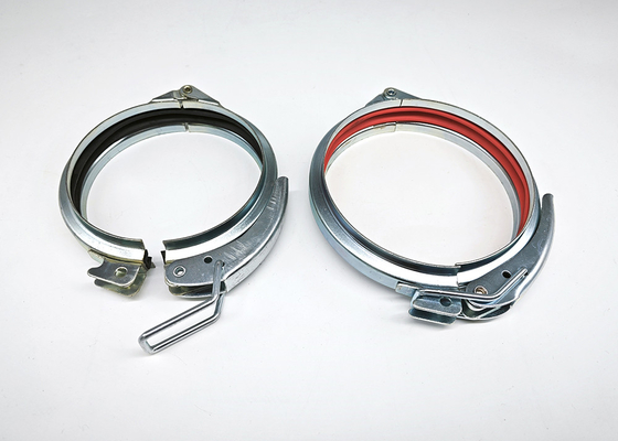 Clampada de tubo de liberación rápida de 4 pulgadas OEM Color plateado