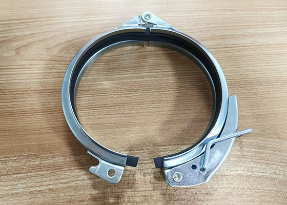 Acero galvanizado abrazaderas de tubería de trabajo pesado 120 mm para el sistema de conducción