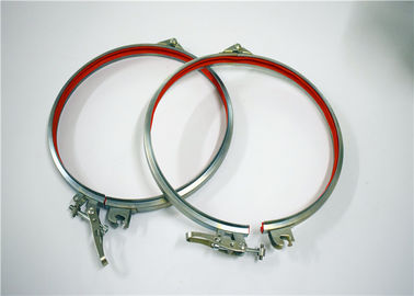 Código industrial galvanizado aceptado OEM ECO inconsútil de la cabeza del círculo de la abrazadera de tubo amistoso