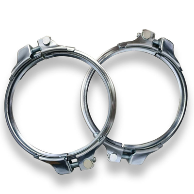2.0mm espesor de la pinza del conducto de la pinza del conducto del conducto de la pinza del conducto de la brida del servicio pesado con anillo de EPDM O