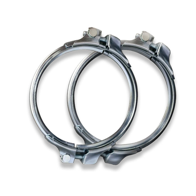 Acopladores de tuberías galvanizadas de 2.0 mm de trabajo pesado Acopladores de metal de conducto rápido de liberación de ventilación