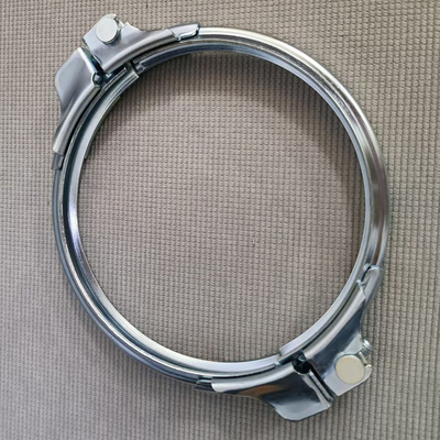2.0 mm espesor de trabajo pesado galvanizado o de acero inoxidable 304 abrazaderas de tubería con anillos de sellado