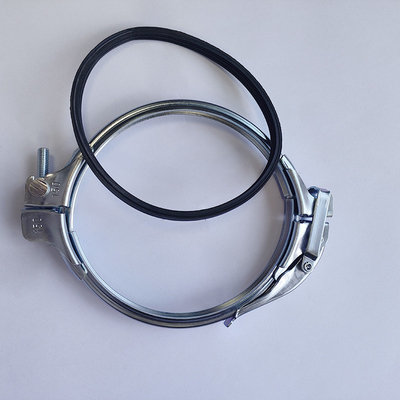 2.0 mm espesor de la abrazadera abrazaderas de tubo de trabajo pesado abrazaderas de conducto de liberación rápida duradera para aplicaciones industriales