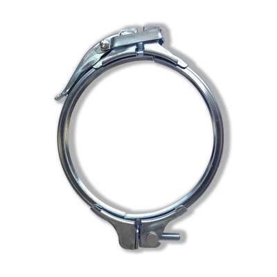 Clampas de tuberías de trabajo pesado con anillo de sellado de silicona espesor de tubería de 3,0 mm