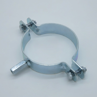 Conectores de tuberías clips ajustable de tubos galvanizados, abrazadera colgante con tuerca M8
