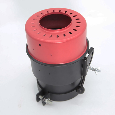 Partes de estampado de metal de 100 mm con recubrimiento en polvo Amortizador a prueba de fuego superior