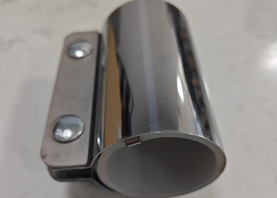 Conector de abrazadera de compresión para tubos y tuberías de acero inoxidable