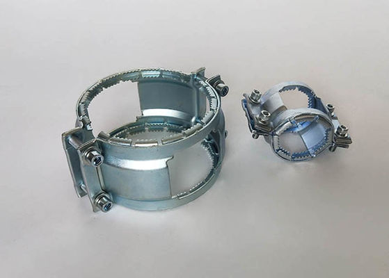 Cuello resistente del apretón del acoplamiento de la garra de las abrazaderas de tubo del estándar europeo galvanizado